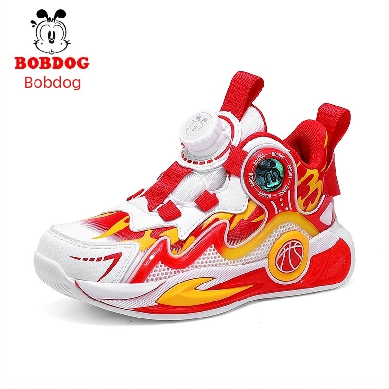 Gyerekeknek szánt futó/basket-cipő hálós felsővel, lélegző, EVA talp, uniszex, forgó csattal záródó, tavasz 2025