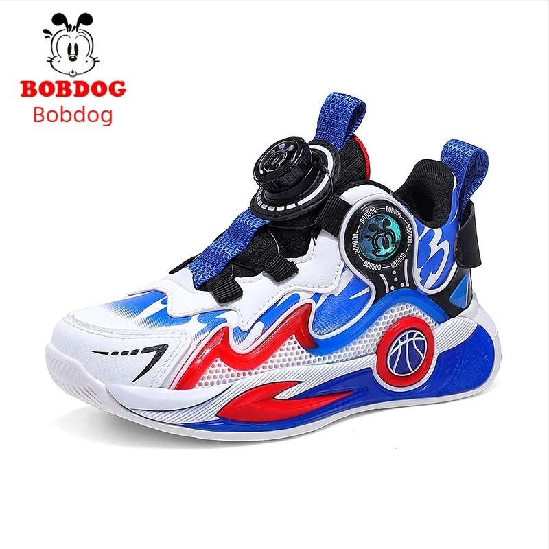 Gyerekeknek szánt futó/basket-cipő hálós felsővel, lélegző, EVA talp, uniszex, forgó csattal záródó, tavasz 2025