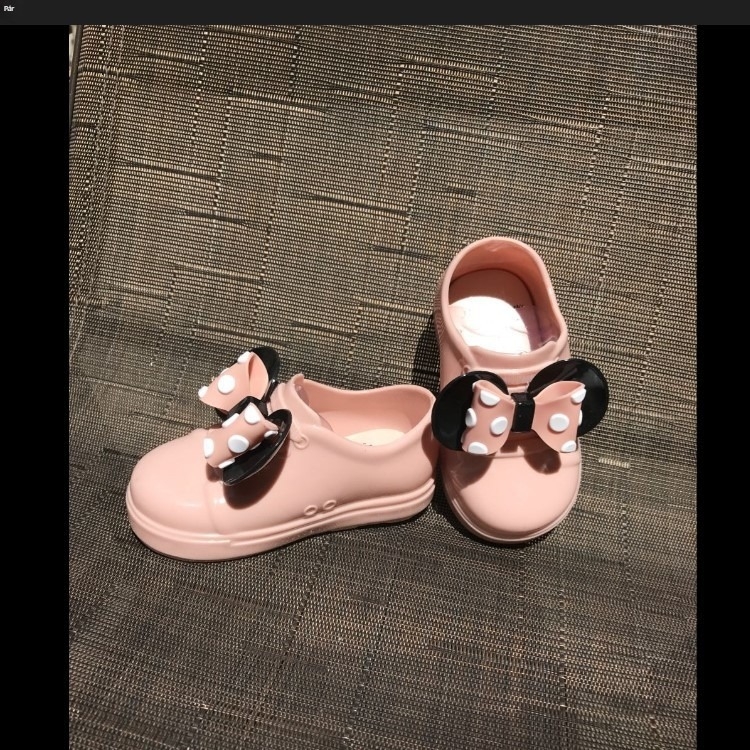 Mini Sed gyerekeknek PVC platform cipő masnival – tavasz-nyár