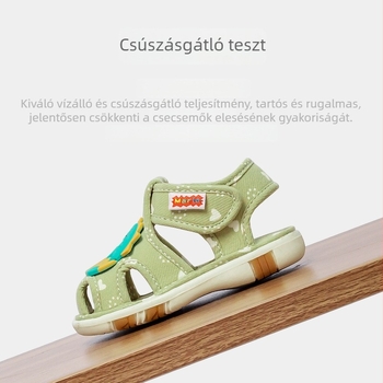 Happy Mary Babacipő – uniszex, puha talpú, zárt orrú, Velcro, állatmintás, 12–48 hónap