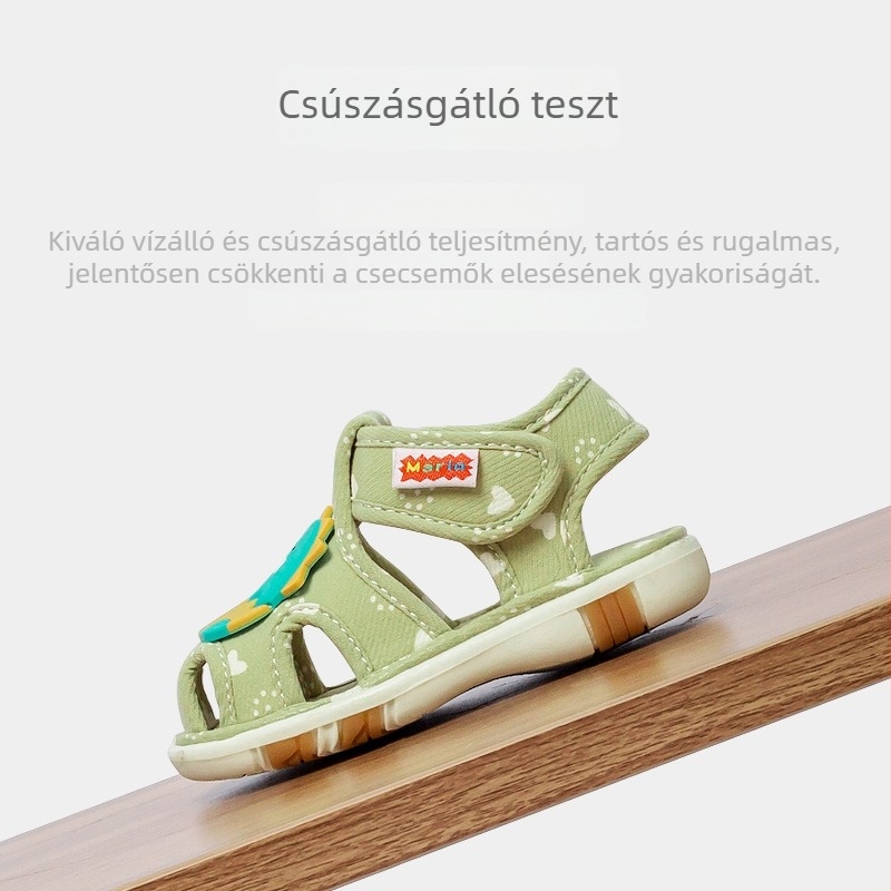 Happy Mary Babacipő – uniszex, puha talpú, zárt orrú, Velcro, állatmintás, 12–48 hónap