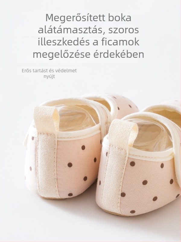 Baba beltéri csúszásmentes puha talpú sétacipő és zoknik