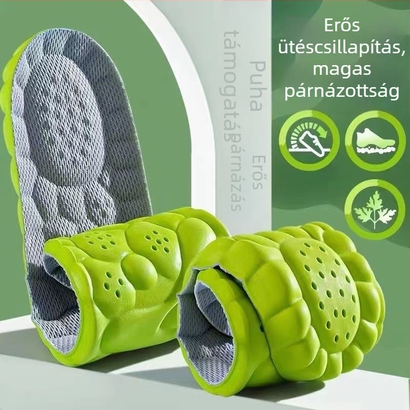 Mugwort sportos dezodoráló talpbetét – Felhő talp, puha, rugalmas ütéscsillapító, modell YD-01, anyag: szivacs, uniszex a sportcipőkhöz, bőrt és hétköznapi cipőkhöz