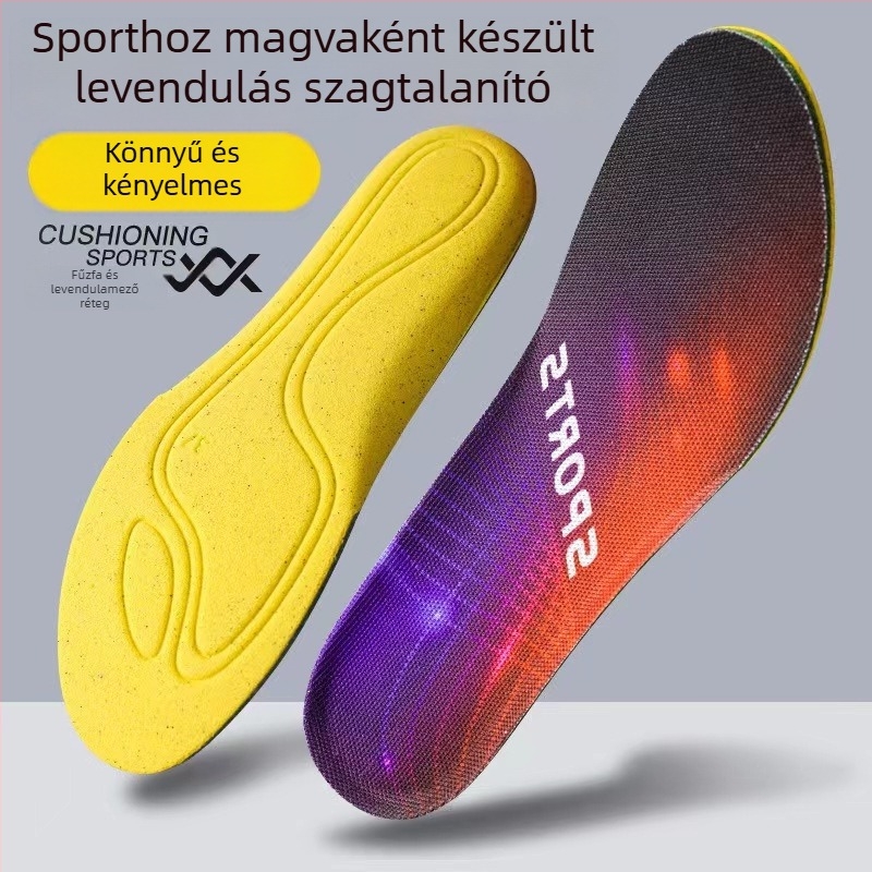 PU talpabetét, Modell 1983, dezodoráló és légáteresztő, nedvszívó, teljes talpbetét, uniszex, alkalmas sportcipőkhöz, bőr cipőkhöz, bakancsokhoz és hétköznapi cipőkhöz