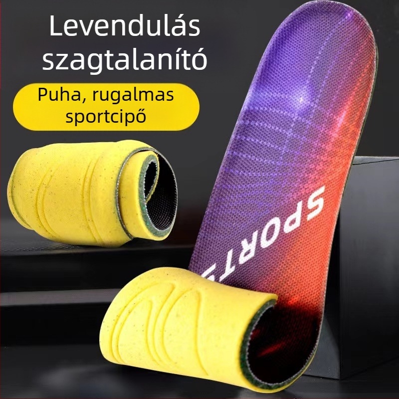 PU talpabetét, Modell 1983, dezodoráló és légáteresztő, nedvszívó, teljes talpbetét, uniszex, alkalmas sportcipőkhöz, bőr cipőkhöz, bakancsokhoz és hétköznapi cipőkhöz