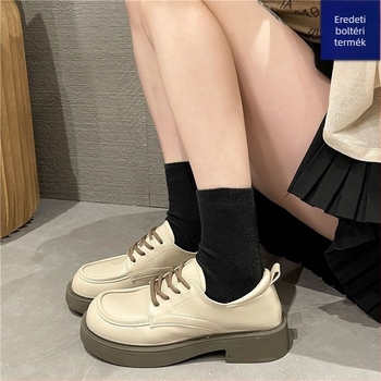 Női loaferek kerek orrúval, PU felső rész, gumitalp, alacsony sarok 1-3 cm, alacsony profil