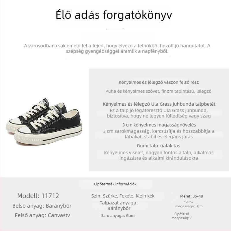 Női vászoncipő báránybőr béléssel, kerek orr, alacsony boka, lapos sarok, természetes gumitalp