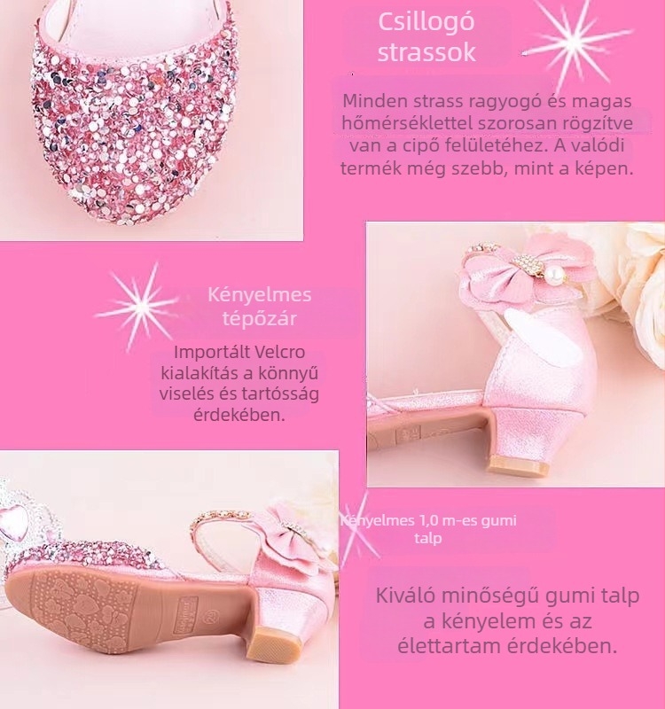 Lányoknak szóló cipők - mikroszálas felsőrész, 4–16 éveseknek