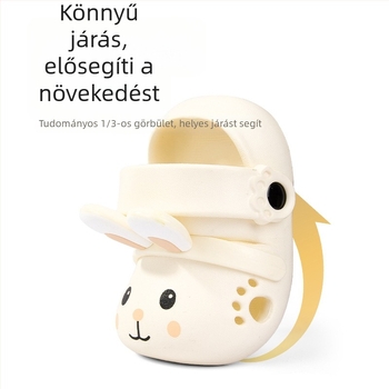 Gyerekek nyári EVA strandpapucs lányoknak, csúszásmentes puha talp, hercegnő mesés dizájn, 2–10 éveseknek