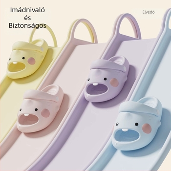 Gyerek EVA szandál cápa mintával, beltéri használatra, csúszásmentes, nyári
