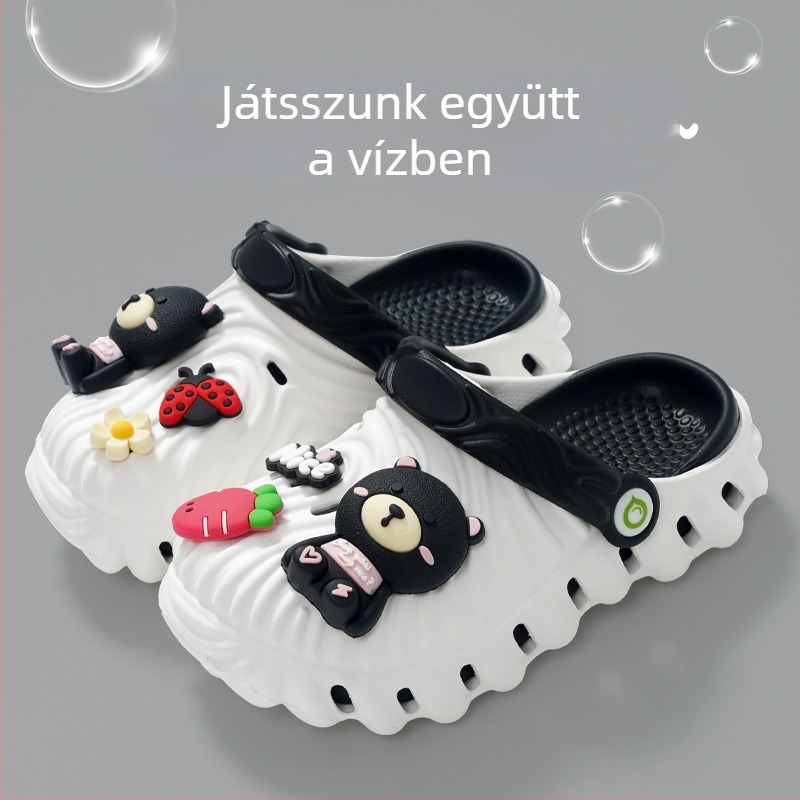 Unisex Crocs-stílusú EVA szandál gyerekeknek és tiniknek (1–16 éves), nyár 2024