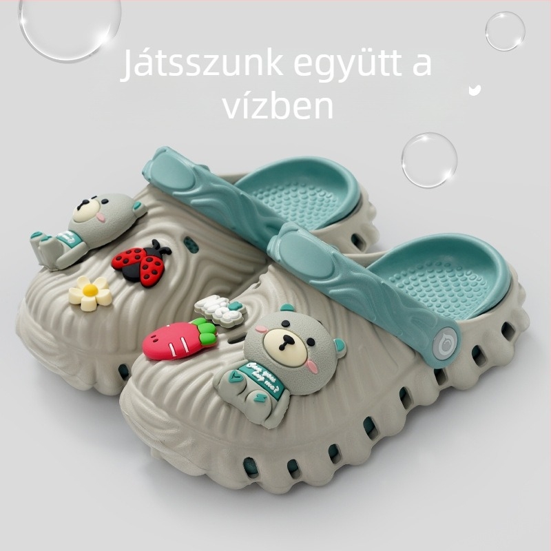 Unisex Crocs-stílusú EVA szandál gyerekeknek és tiniknek (1–16 éves), nyár 2024