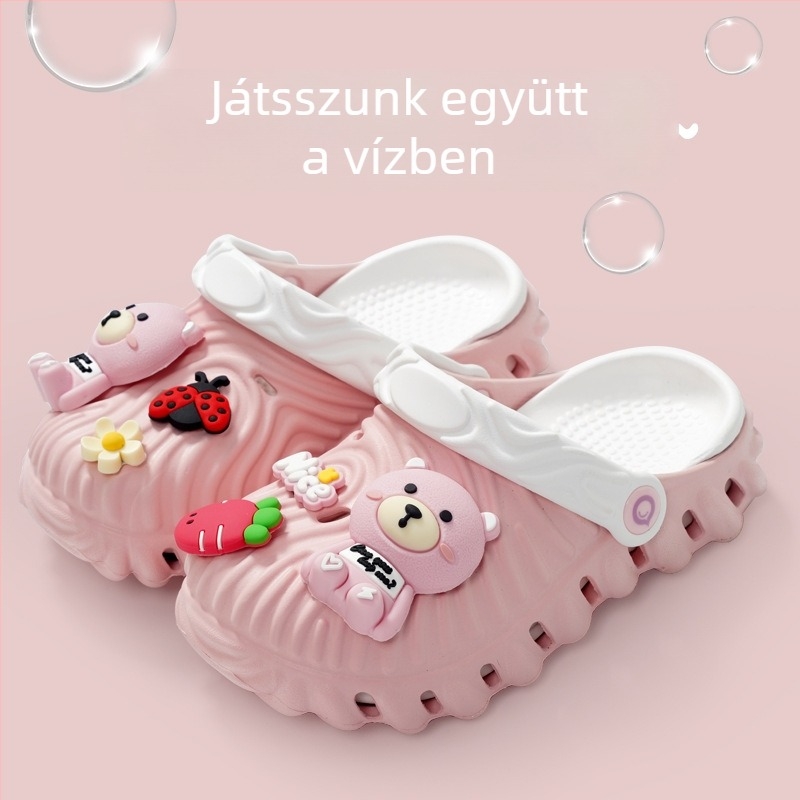 Unisex Crocs-stílusú EVA szandál gyerekeknek és tiniknek (1–16 éves), nyár 2024