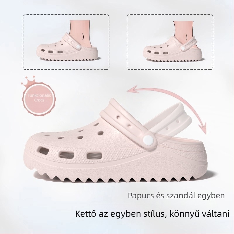 Gyerekek EVA szandál, karikatúra dizájn, csúszásmentes talppal, 1–3 és 7–12 éveseknek, 2025 tavasza