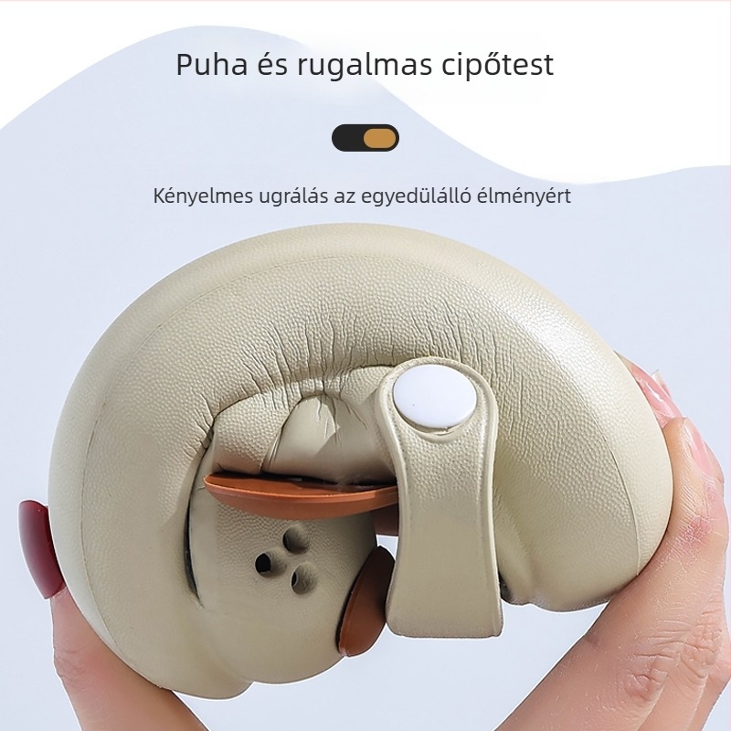 Gyerekek EVA strandpapucs zárt lábujjú, aranyos mesés dizájn, uniszex, nyár