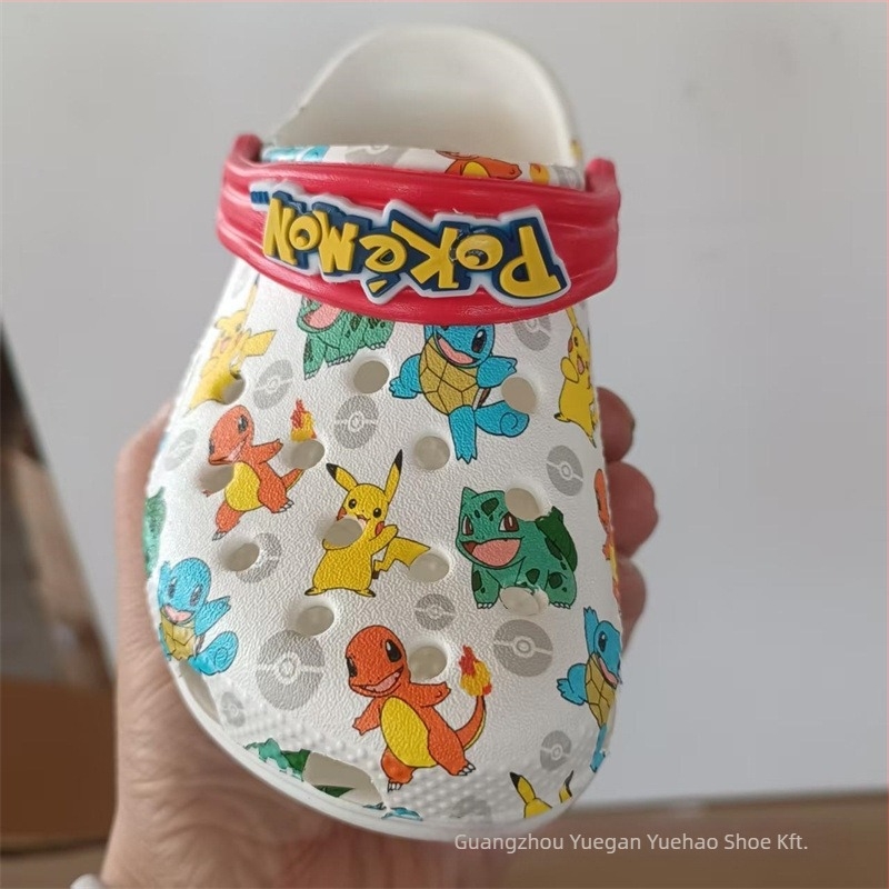 Pikachu közös márkás gyerek strandpapucs, EVA, csúszásmentes, 4–16 évesek, uniszex