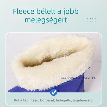 Női EVA esőcsizmák, magas szárú, lapos sarok, ősz-télre