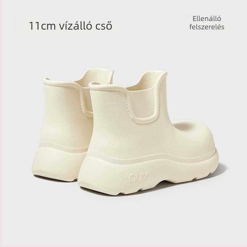 Park xi női esőcsizma, EVA felsőrész, középmagas szár, 3–5 cm sarkú, vízálló és csúszásmentes, egész éves használatra
