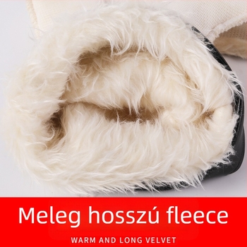 Női esőcsizmák, magas szárú, textil felsőrész, vastag pamut-polár bélés, levehető belső zoknik, téli kész