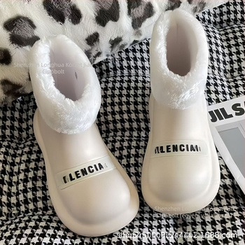 Női vízálló rövid csizma, fleece bélelt, EVA felső rész, középső szár, 3–5 cm sarkú, két hordási mód