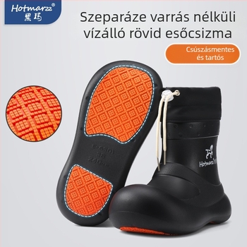 Női EVA esőcsizma, vízálló, csúszásmentes, széles orr, záródás Socket