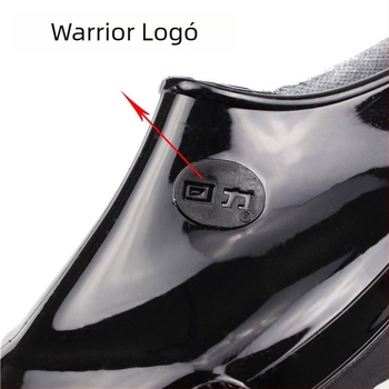 Back Force női PVC esőcsizmák csúszásmentes talppal, rövid szárú, alacsony sarok 1–3 cm, minden évszakra