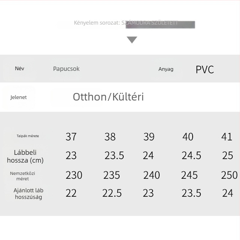 Női PVC papucs, könnyű, mindennapi használatra, kültéri, csúszásmentes, kopásálló, PVC talp öntött