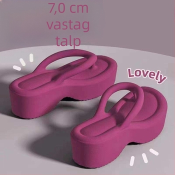 Női koreai stílusú EVA papucs, EVA felső rész és talp, 0–3 cm magasságú emelés, csúszásmentes, ütéscsillapítás