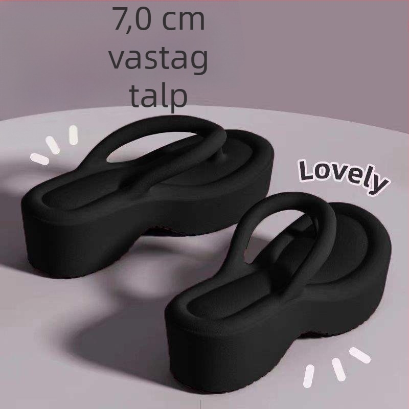 Női koreai stílusú EVA papucs, EVA felső rész és talp, 0–3 cm magasságú emelés, csúszásmentes, ütéscsillapítás