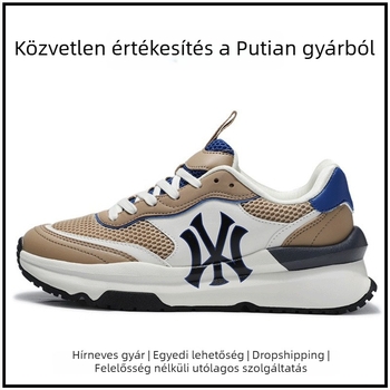 Férfi Dad Shoes hálós felsővel, alacsony profilú, fűzős zárás, gumírozott külső talp, könnyű
