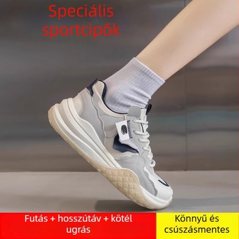 Női könnyű futócipő csillapítással, csúszásmentes talppal, mikroszálas felsőrész, gumírozott talp.