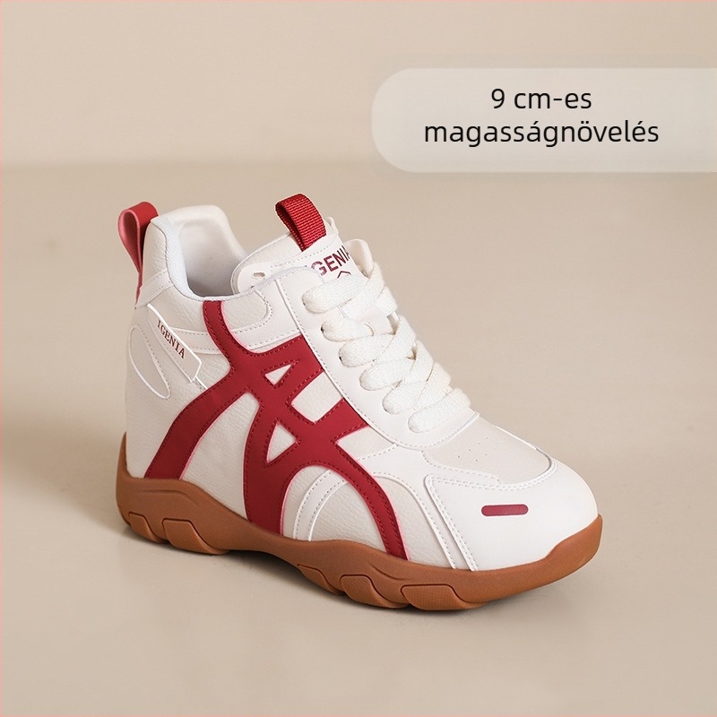 Női sport futócipő: lágy talpú, 3–5 cm sarokmagasság, könnyű és kopásálló, felsőrész szuper rostból, gumitalp