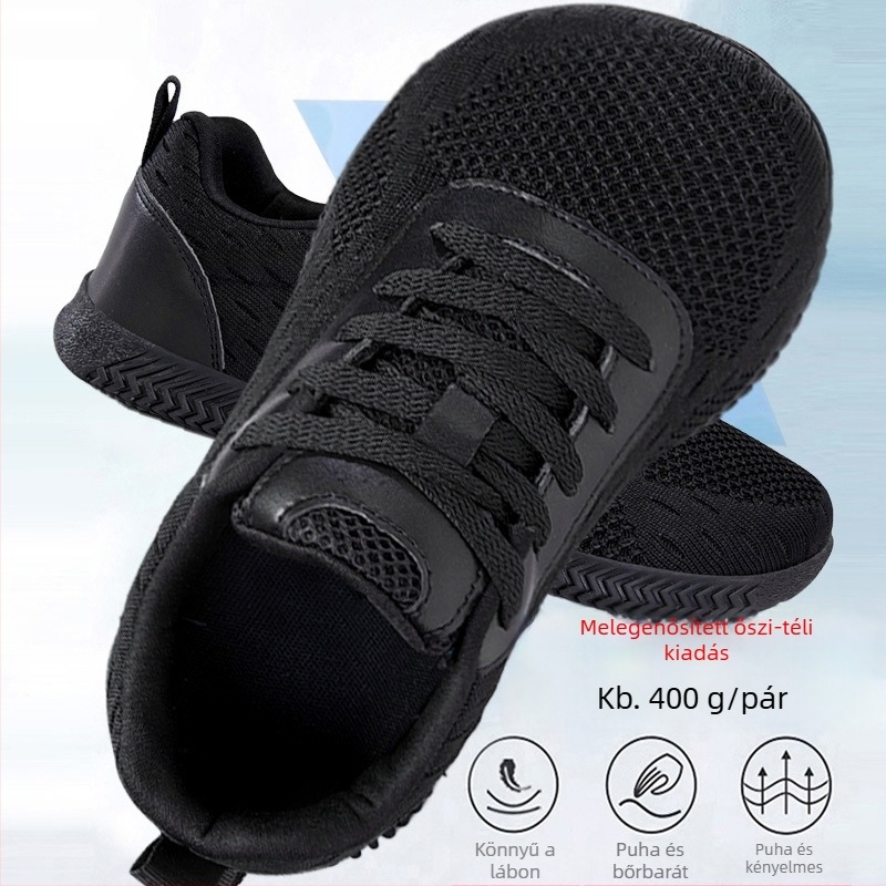 Széles lábú járócipő – extrán széles, meleg, Hallux valgus támogatással, elöl fűzőzárás