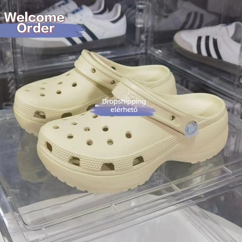 Crocs-stílusú strandpapucs EVA vastag talppal, 4,1 cm vastagság, EVA felső rész, egyrészes öntés, Cloud sorozat