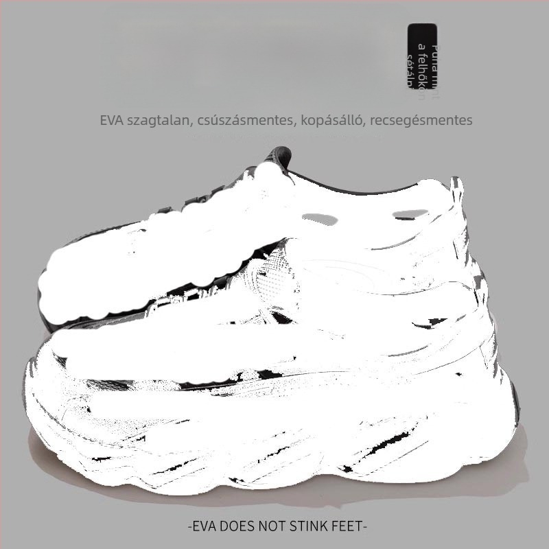 Folyóparti túracipő, Uniszex, EVA felsőrész és EVA talp, 3 cm talpvastagság, injektált talp.