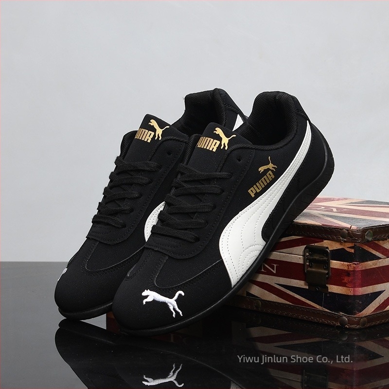 Uniszex sneakers nubuk bőrből; fűzőzárás; alacsony sarok 1–3 cm; gumitalp