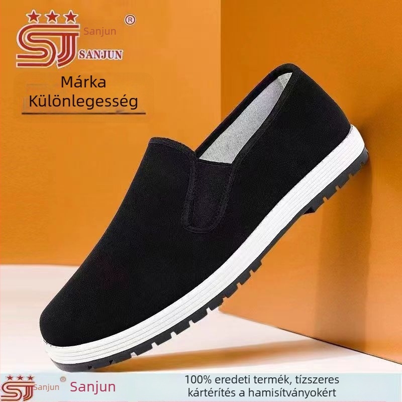 Textilcipő, kerek orrú, pamut felsőrész, alacsony szárú, lélegző, uniszex