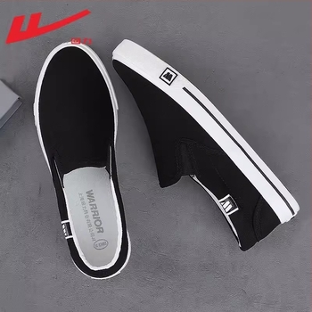 Uniszex vászon Slip-On cipő, felsőrész: vászon, talp: gumi, vulkanizált konstrukció, EVA talpbetét