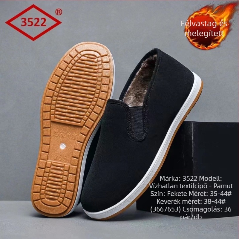 Uniszex vászoncipők alacsony felső résszel, légáteresztő textil talpbetéttel és gumitalppal