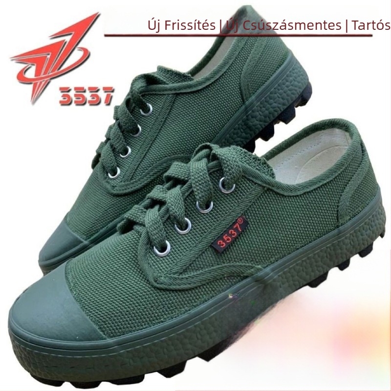 3537 Liberation Shoes – vászon felsőrész, gumi talp, lélegző, csúszásmentes és kopásálló munkás cipő