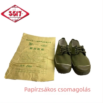 3517 Férfi vászon munkacipő – Légáteresztő, Csúszásmentes Talp, Kopásálló, Gumírozott Talp, Alacsony Felsőrész