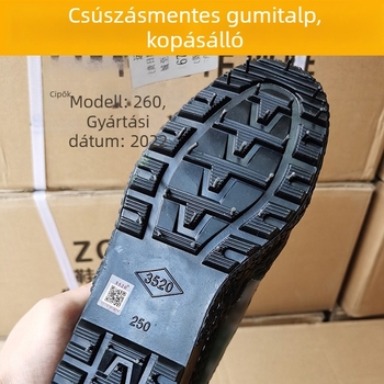 3520 Liberation Cipők - Kamufláž Vászon Felsőrész, Gumírozott Talp, Csúszásmentes, Fűzővel Záródó