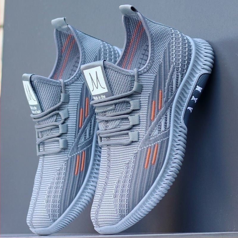 Férfi slip-on sportcipő — ultra könnyű, lélegző hálófelső, szagmentesítő, gyorsan száradó, csúszásmentes puha talppal