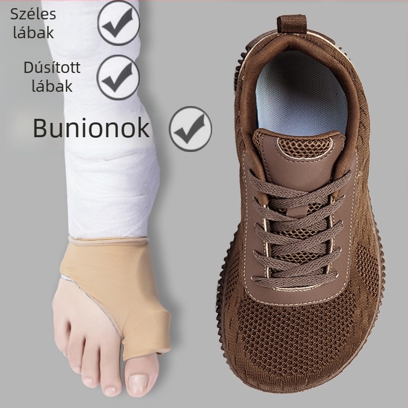 Uniszex mindennapos sétacipő elöl fűzővel, textil felsőrész, minden évszakban viselhető, 2025 tavaszi megjelenés