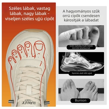Férfi széles lábú túracipő, felső része szintetikus bőr, talp gumi, fűzős záródás, négyzetes orr