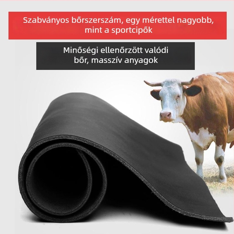 Férfi Martin csizmák valódi bőrből, meleg bélés, magas szárú, gumírozott talppal