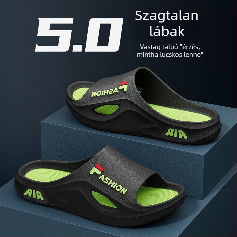 Férfi flip-flopok, PVC felsőrész és PVC talp, injektált talp technológia, ifjúsági trend stílus