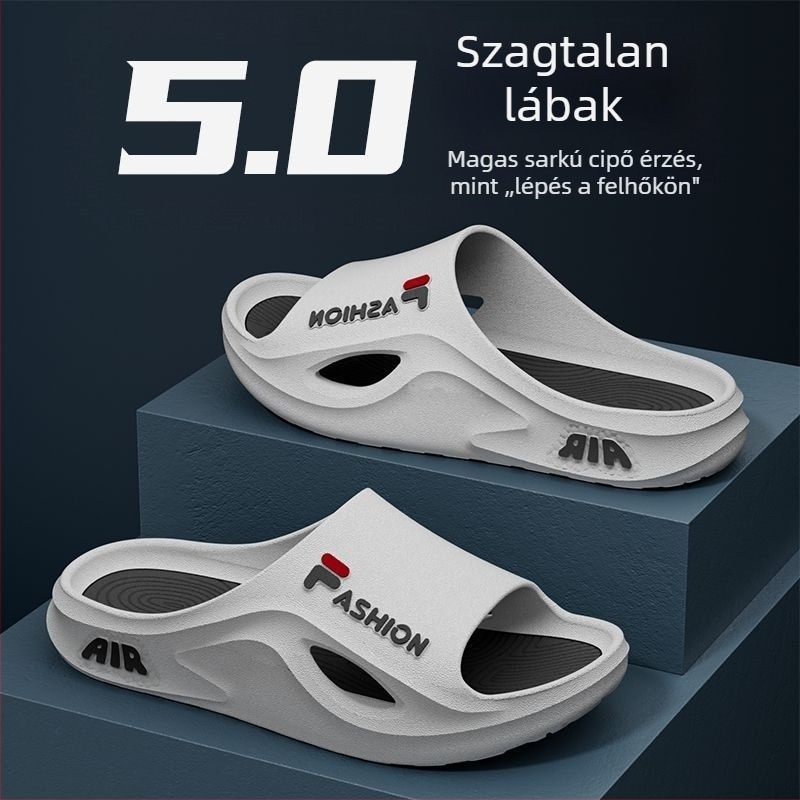 Férfi flip-flopok, PVC felsőrész és PVC talp, injektált talp technológia, ifjúsági trend stílus