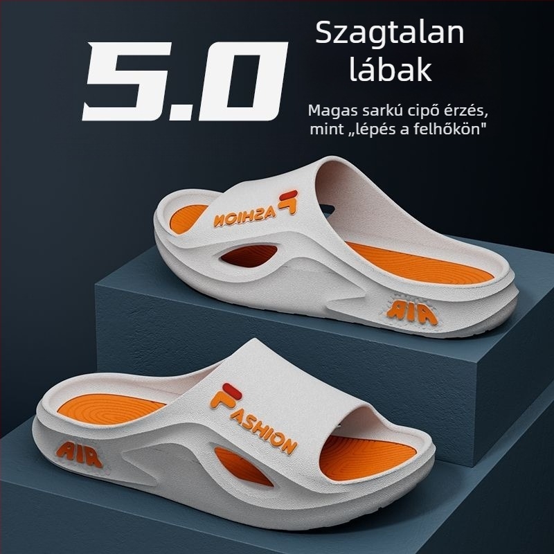 Férfi flip-flopok, PVC felsőrész és PVC talp, injektált talp technológia, ifjúsági trend stílus