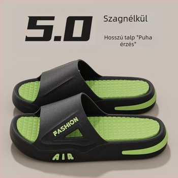 Férfi PVC flip-flopok, mindennapi kültéri lábbeli, PVC felsővel és PVC talppal